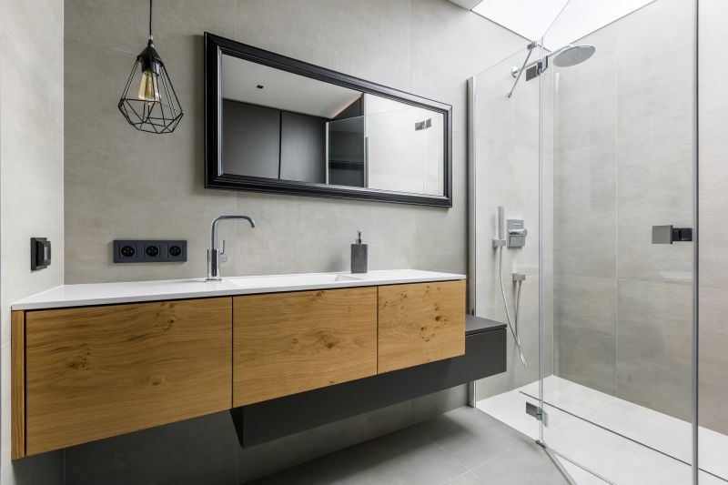 Floating Vanity and Wall-Mounted Toilet